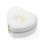 Sunset White Heart Jewellery Case, thumbnail 10 of 11