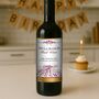 Personalised Red Wine Bottle With Any Name And Message, thumbnail 1 of 5