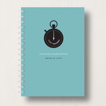 Personalised Running Lover's Journal Or Notebook, 9 of 10