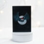 Bat In Santa Hat Christmas Card, thumbnail 4 of 5