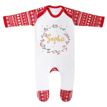 Personalised Christmas Nordic Pyjamas, 12 of 12