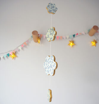 Clay And Decoupage Flower Mobile, 2 of 3