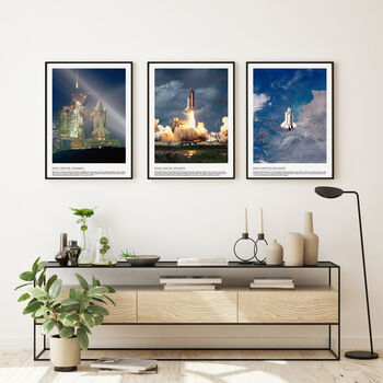 Space Rockets Set Of Three Posters, 2 of 6