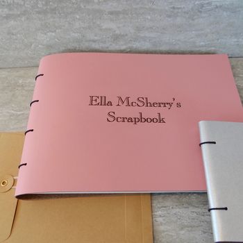 Personalised Leather Scrapbook, 8 of 12