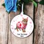 Personalised Bengal Cat Love Decoration A, thumbnail 2 of 2