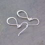 Sterling Silver Infinity Knot Drop Earrings, thumbnail 4 of 9