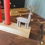 Personalised Reindeer Christmas Candle Holder, thumbnail 3 of 4