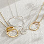 Personalised Large Circle Ring Holder Necklace, thumbnail 2 of 6