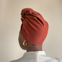 Medium Weight Satin Lined Loose Headwrap, thumbnail 5 of 5