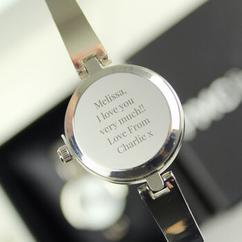 Engraved Wrist Watch Sentimental Gift For Her, 5 of 7