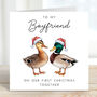 Boyfriend First Christmas Together Card, thumbnail 2 of 3