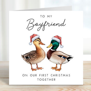 Boyfriend First Christmas Together Card, 2 of 3