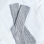 Men's Alpaca Bed Socks, thumbnail 2 of 3