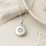 Personalised Sterling Silver Child’s Round Locket Necklace With Cz, thumbnail 3 of 7