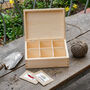 Personalised Welly Boot Seed Box For Garden Lovers, thumbnail 3 of 9