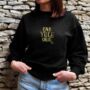 Black Christmas Jumper With Gold ‘Fab Yule Ous’ Slogan, thumbnail 6 of 7