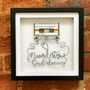 Framed Father's Day Personalised Cassette Mixtape Art, thumbnail 2 of 7