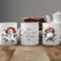 Cute Personalised Christmas Snowman Breakout Mug, thumbnail 2 of 2