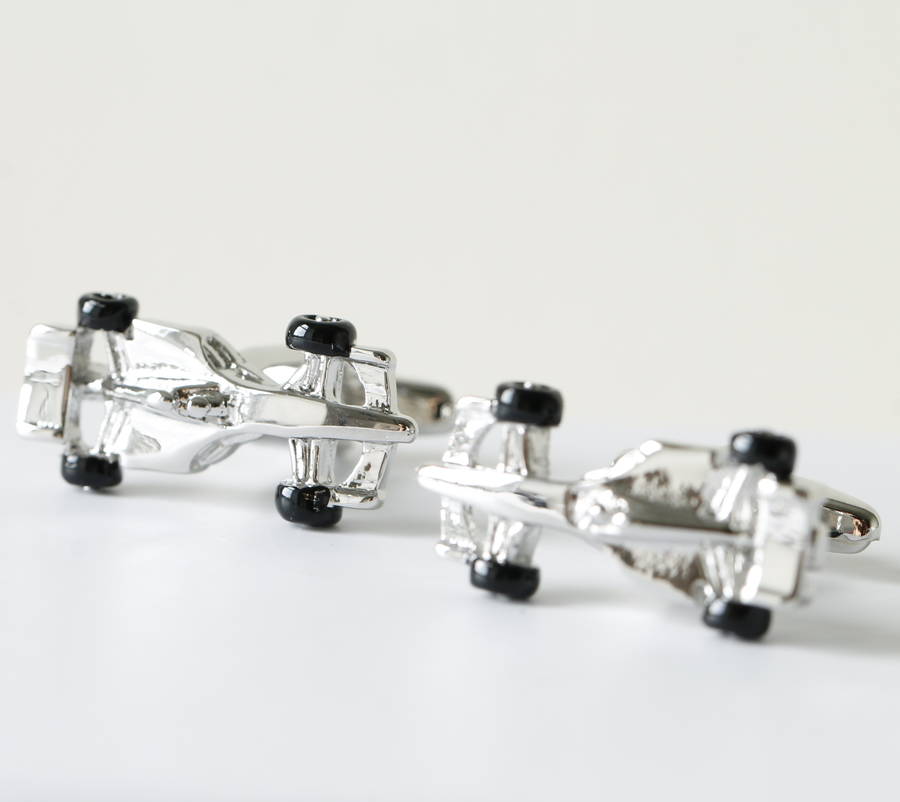 stylish f1 racing car cufflinks by attic