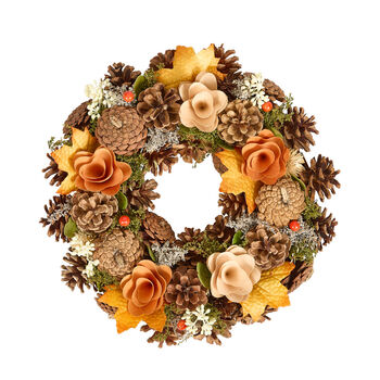 Autumn Woodland Luxury Door Wreath, 2 of 5