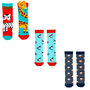 Squelch Transparent Wellies And Three Sock Set Penguins, thumbnail 4 of 7