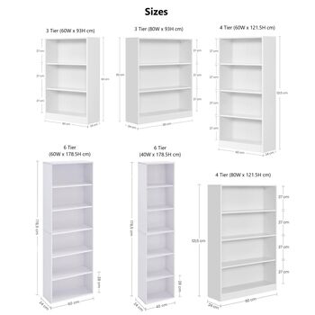 Modern Bookcase For Living Room, Office, Bedroom, 11 of 12