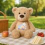 Personalised Blue Baby Rainbow Large Bear, thumbnail 9 of 11