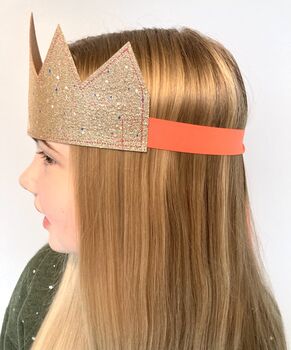 Birthday Personalised Glitter Crown, 3 of 7