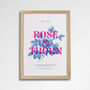 Rose And Thorn Bronte Poster Print, thumbnail 2 of 6