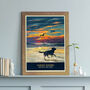 Labrador Limited Edition Beach Sunset Gift Print, thumbnail 4 of 12