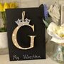 Personalised Valentines Wooden Letter Card Queen Crown, thumbnail 6 of 7