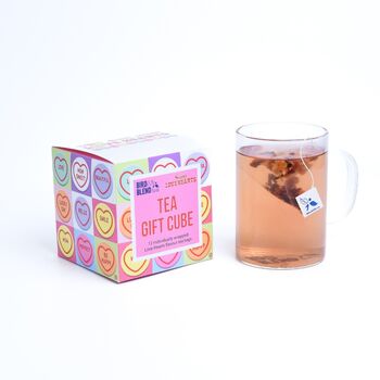 Love Hearts Tea Cube Swizzels, 2 of 2