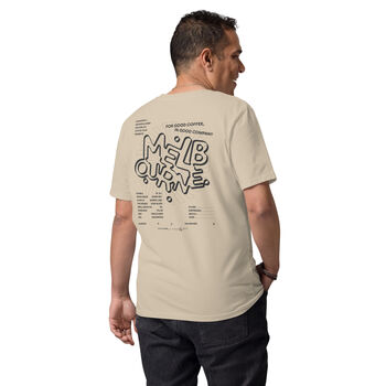 Melbourne Coffee Scene Cotton Embroidered T Shirt, 6 of 12