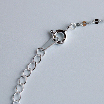 Sterling Silver Oval Link Chain Bracelet, 3 of 5