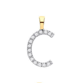 Fine Diamond 9ct Solid Gold Initial Letter Pendant Necklace, 5 of 12