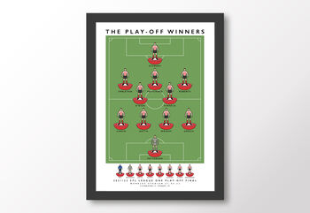 Sunderland Play Off Winners 2022 Poster, 8 of 8