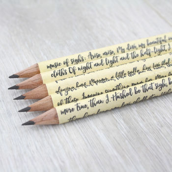 Personalised Irish Poetry Pencils, 4 of 5