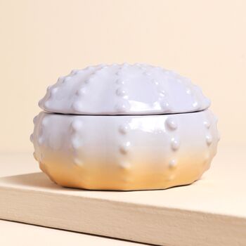 Sea Urchin Lavender Ceramic Candle, 2 of 5
