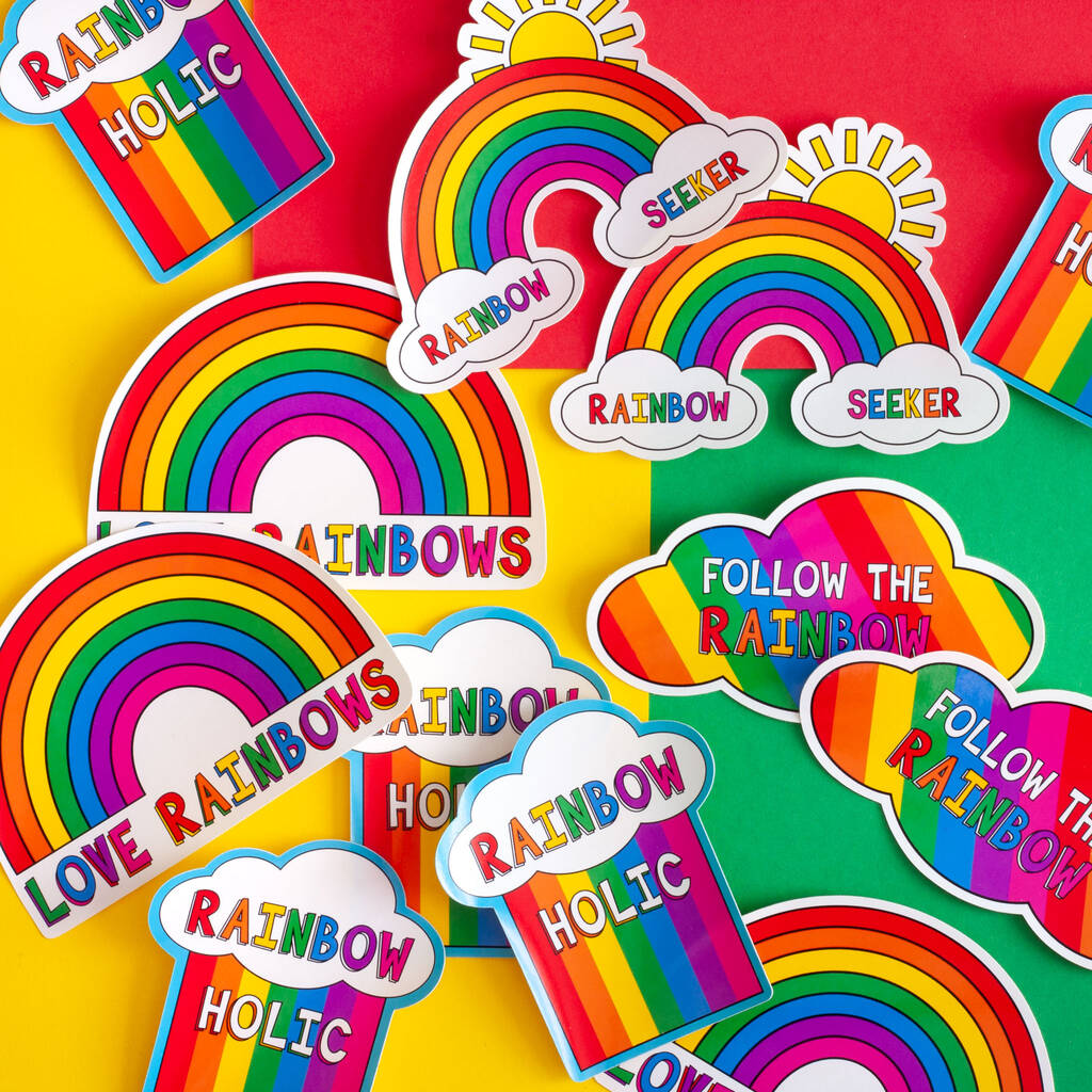 Rainbow Sticker Set, 1 of 6