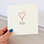 Love Heart Card, thumbnail 1 of 3