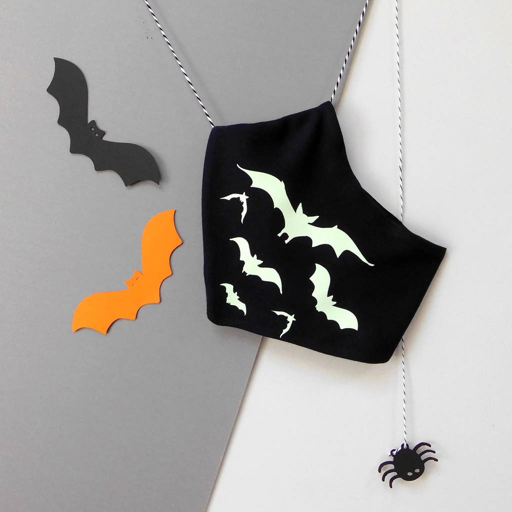 Glow In The Dark Halloween Baby Bib By Allihopa