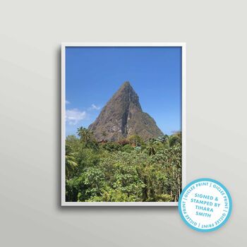 St Lucia Pitons Fine Art Print, 2 of 2
