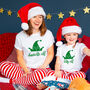 Personalised Elf Christmas Kids Pyjamas, thumbnail 2 of 5