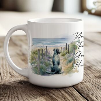Personalised Irish Wolf Hound Dog Beach Walk Collection, 5 of 8