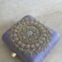 Purple Mandala Design Square Clutch, thumbnail 3 of 8