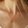 Rose Gold Vermeil Bee Necklace, thumbnail 3 of 7