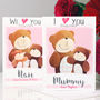 Personalised I Love You Beary Much Mummy Card, thumbnail 2 of 12