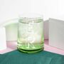 Personalised Bright Green 100% Recycled Glass Tumbler, thumbnail 3 of 4