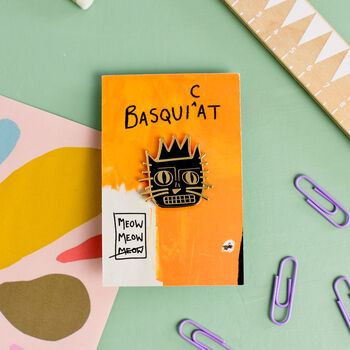 Basqui Cat Cat Artist Pin, 2 of 3