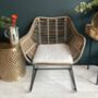 Contemporary Rattan Chair, thumbnail 1 of 1